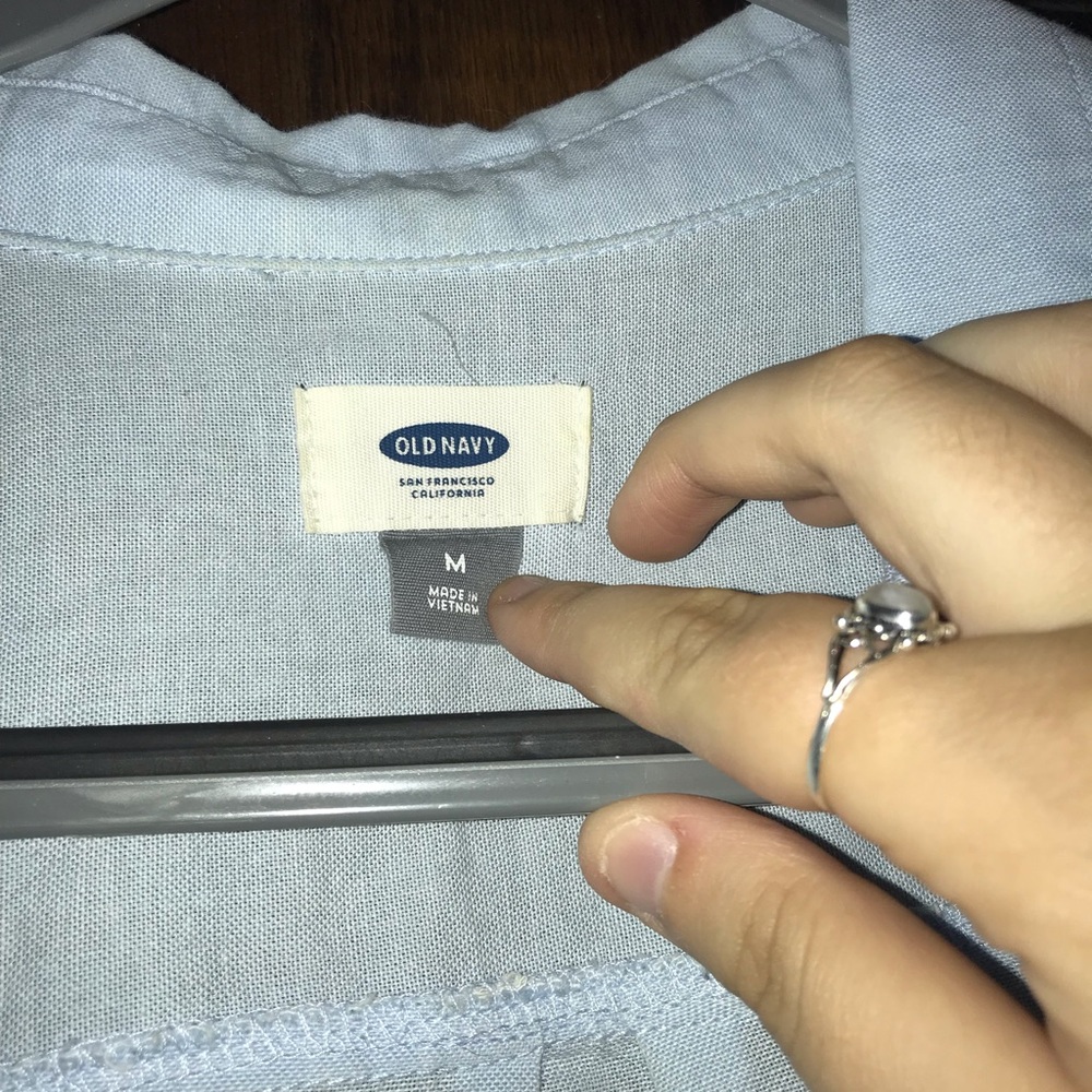 Blue button down - Picture 2 of 2